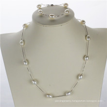 Snh White 925silver Women Pearl Set, Natural Jewelry Wholesale